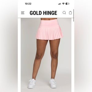 Gold Hinge | Tennis Skirt
